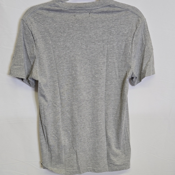 French Connection UK Embroidered Boom Box Tee, Gray,‎ Mens Size Small - Picture 6 of 6